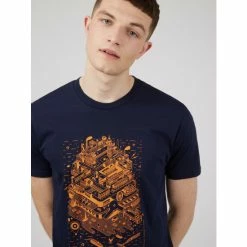 Ben Sherman London To Brighton Print Tee For Male -Cheap Ben Sherman Store unnamed file 1026