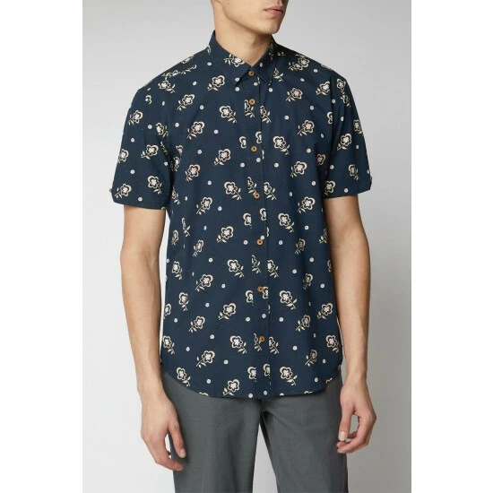 Ben Sherman Printed Neps Shirt For Male 5 Ben Sherman Printed Neps Shirt For Male - Image 5