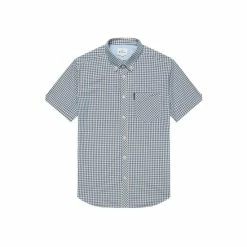 Ben Sherman Short Sleeve Gingham Check Shirt For Male -Cheap Ben Sherman Store unnamed file 1080
