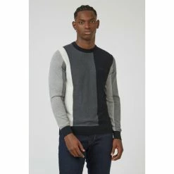 Ben Sherman Vertical Stripe Crew For Male
