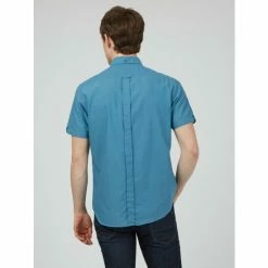 Ben Sherman Short Sleeve Organic Cotton Oxford Shirt For Male -Cheap Ben Sherman Store unnamed file 1115