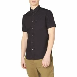 Ben Sherman Short Sleeve Organic Cotton Oxford Shirt For Male -Cheap Ben Sherman Store unnamed file 1140