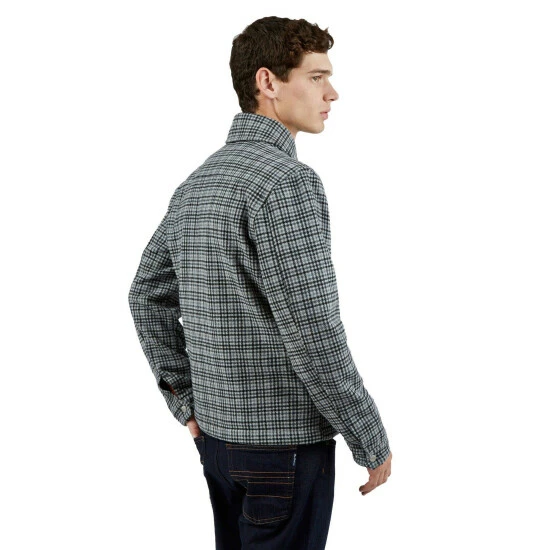 Ben Sherman Wool-blend Check Blouson Jacket For Male 3 Ben Sherman Wool-blend Check Blouson Jacket For Male - Image 3