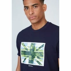 Ben Sherman Painted Union Jack T-shirt For Male -Cheap Ben Sherman Store unnamed file 1214