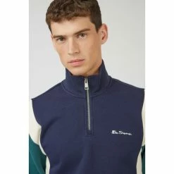 Ben Sherman Half Zip Funnel Neck Sweatshirt For Male -Cheap Ben Sherman Store unnamed file 1252