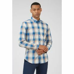 Ben Sherman Gradient Check Shirt For Male -Cheap Ben Sherman Store unnamed file 1262