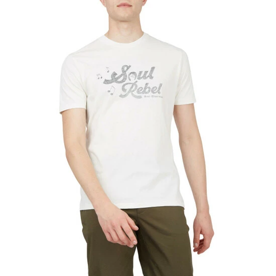Ben Sherman Retro Type Tee For Male 1 Ben Sherman Retro Type Tee For Male