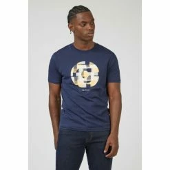 Ben Sherman Fractured Gingham Target T-Shirt For Male -Cheap Ben Sherman Store unnamed file 1324