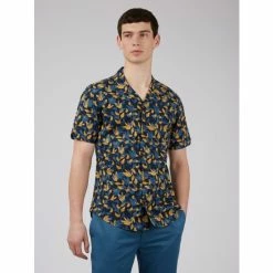 Ben Sherman Botanical Print Shirt For Male -Cheap Ben Sherman Store unnamed file 1332