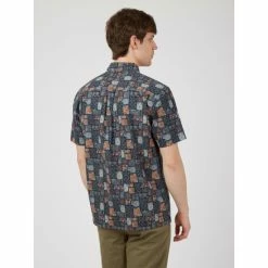 Ben Sherman Geo Tile Print Shirt For Male -Cheap Ben Sherman Store unnamed file 1368