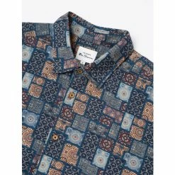 Ben Sherman Geo Tile Print Shirt For Male -Cheap Ben Sherman Store unnamed file 1370
