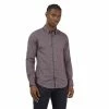 Ben Sherman Long Sleeve Retro 70s Geo Print Shirt For Male