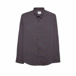 Ben Sherman Long Sleeve Retro 70s Geo Print Shirt For Male -Cheap Ben Sherman Store unnamed file 1392