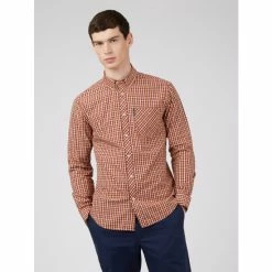 Ben Sherman Long Sleeve Checked Shirt For Male