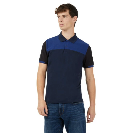 Ben Sherman Short Sleeve Colour Block Polo For Male 6 Ben Sherman Short Sleeve Colour Block Polo For Male - Image 6