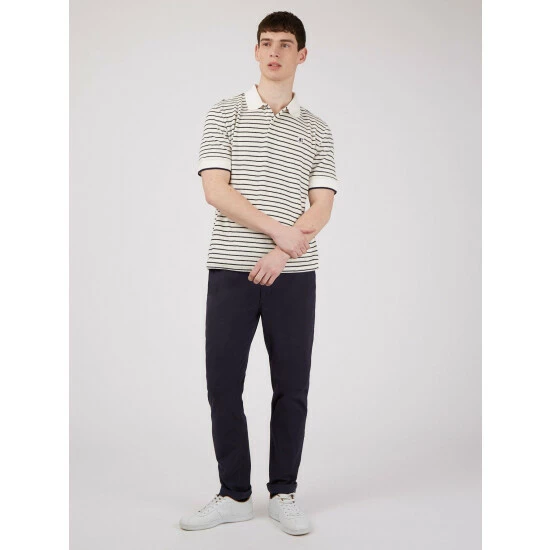 Ben Sherman Stripe Towelling Polo For Male 2 Ben Sherman Stripe Towelling Polo For Male - Image 2
