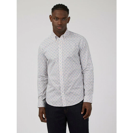 Ben Sherman Micro Print Shirt For Male 1 Ben Sherman Micro Print Shirt For Male