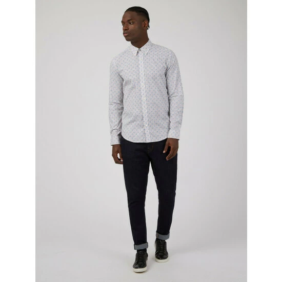 Ben Sherman Micro Print Shirt For Male 2 Ben Sherman Micro Print Shirt For Male - Image 2