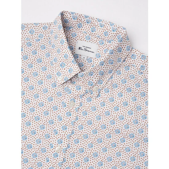 Ben Sherman Micro Print Shirt For Male 5 Ben Sherman Micro Print Shirt For Male - Image 5