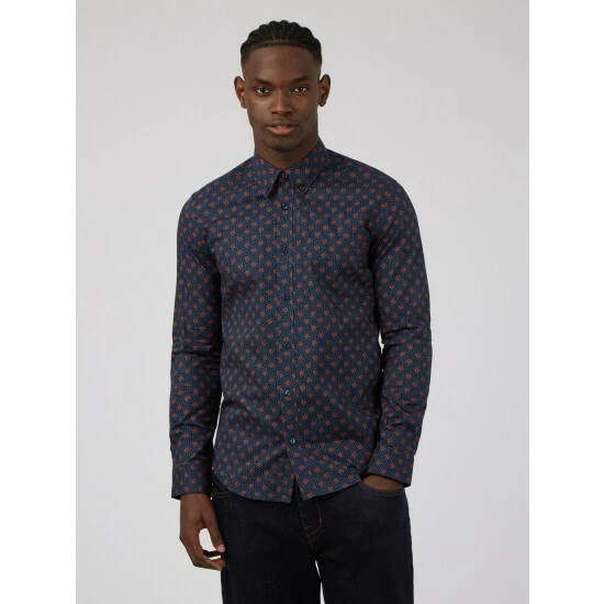 Ben Sherman Micro Print Shirt For Male 8 Ben Sherman Micro Print Shirt For Male - Image 8