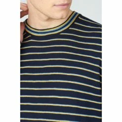 Ben Sherman Cotton Slub Stripe Crew For Male -Cheap Ben Sherman Store unnamed file 1555
