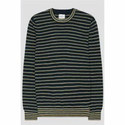 Ben Sherman Cotton Slub Stripe Crew For Male -Cheap Ben Sherman Store unnamed file 1557
