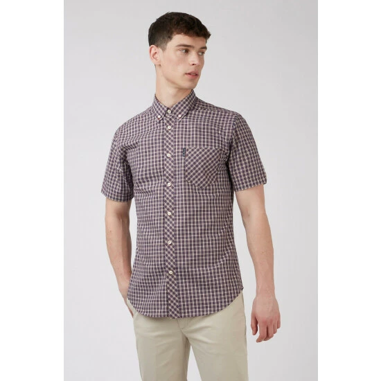 Ben Sherman Short Sleeve Vintage Check For Male 5 Ben Sherman Short Sleeve Vintage Check For Male - Image 5