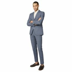 Ben Sherman Windowpane Check Suit Jacket For Male -Cheap Ben Sherman Store unnamed file 1638