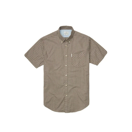 Ben Sherman Short Sleeve Mini Mod Check Shirt For Male 4 Ben Sherman Short Sleeve Mini Mod Check Shirt For Male - Image 4