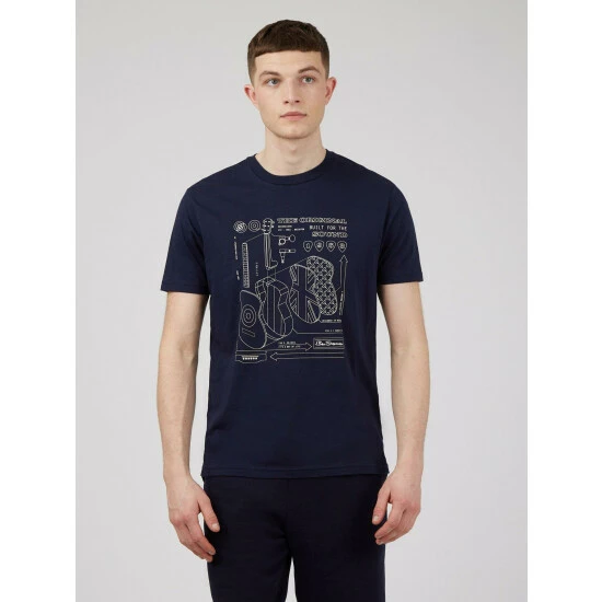 Ben Sherman Exploded Guitar Tee For Male 8 Ben Sherman Exploded Guitar Tee For Male - Image 8