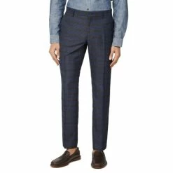 Ben Sherman Shadow Check Tailored Suit Trousers For Male -Cheap Ben Sherman Store unnamed file 1669