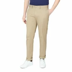 Ben Sherman Cotton Stretch Slim Chino Trousers For Male