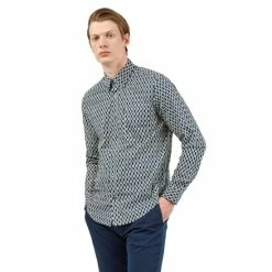 Ben Sherman Abstract Print Shirt For Male -Cheap Ben Sherman Store unnamed file 1689