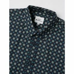 Ben Sherman Foulard Tile Print Shirt For Male -Cheap Ben Sherman Store unnamed file 1708