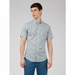 Ben Sherman Geo Block Print Shirt For Male -Cheap Ben Sherman Store unnamed file 1724