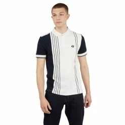 Ben Sherman Vertical Colour Block Polo For Male