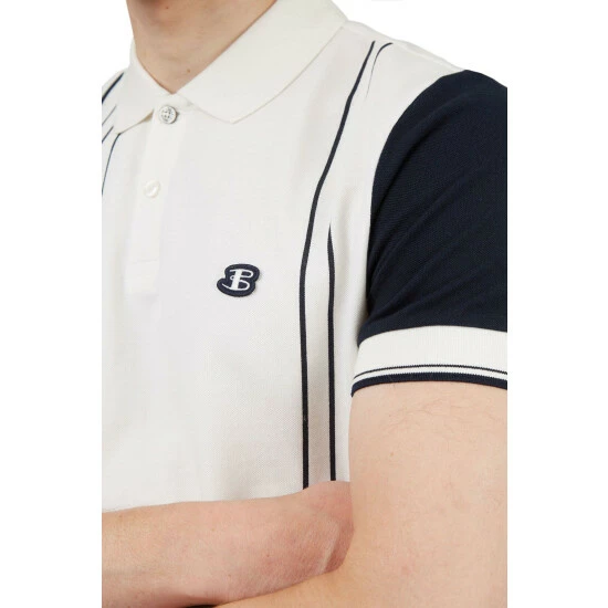 Ben Sherman Vertical Colour Block Polo For Male 5 Ben Sherman Vertical Colour Block Polo For Male - Image 5