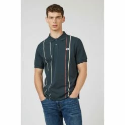 Ben Sherman Vertical Stripe Polo For Male