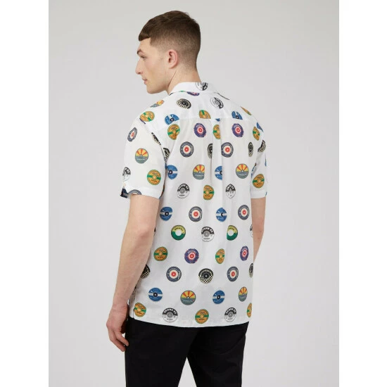 Ben Sherman Photographic Retro Print Shirt For Male 3 Ben Sherman Photographic Retro Print Shirt For Male - Image 3