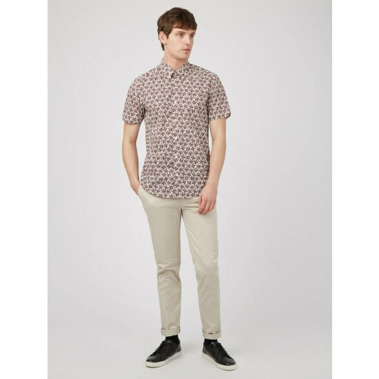Ben Sherman Retro Print Shirt For Male 2 Ben Sherman Retro Print Shirt For Male - Image 2