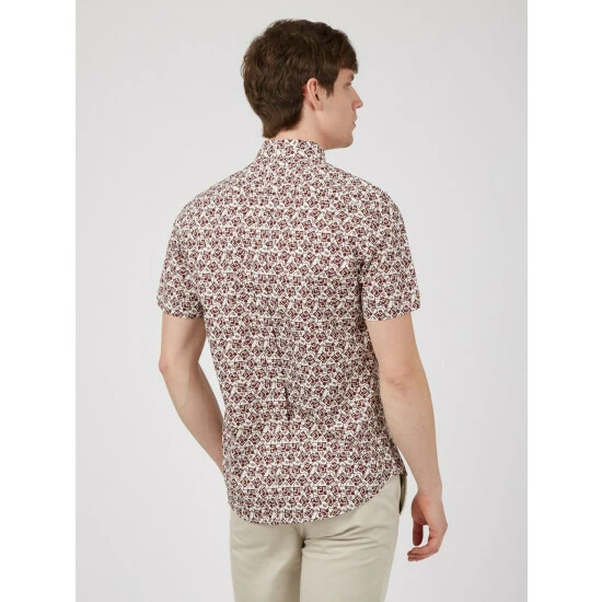 Ben Sherman Retro Print Shirt For Male 3 Ben Sherman Retro Print Shirt For Male - Image 3