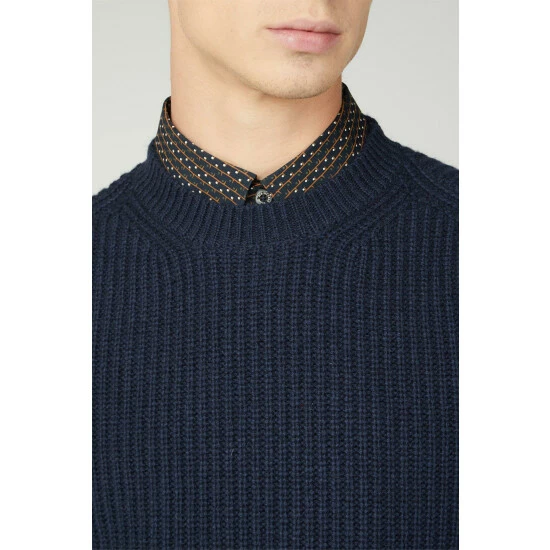 Ben Sherman Fisherman Rib Crew For Male 3 Ben Sherman Fisherman Rib Crew For Male - Image 3