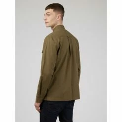Ben Sherman Cotton Linen Overshirt For Male -Cheap Ben Sherman Store unnamed file 1898