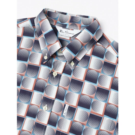 Ben Sherman Archive Print Shirt For Male 5 Ben Sherman Archive Print Shirt For Male - Image 5