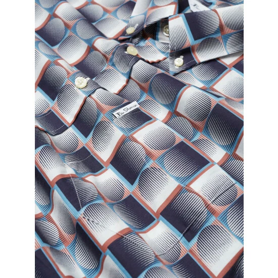 Ben Sherman Archive Print Shirt For Male 6 Ben Sherman Archive Print Shirt For Male - Image 6