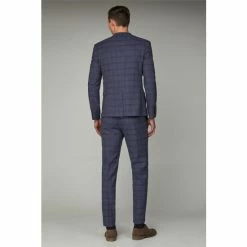 Ben Sherman Chambray Check Skinny Fit Suit Jacket For Male -Cheap Ben Sherman Store unnamed file 1995