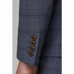 Ben Sherman Chambray Check Skinny Fit Suit Jacket For Male -Cheap Ben Sherman Store unnamed file 1997