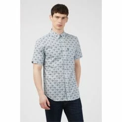 Ben Sherman Retro Print Shirt For Male