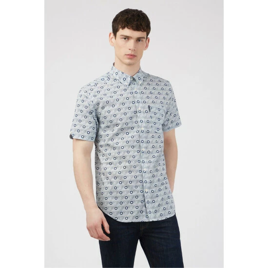 Ben Sherman Retro Print Shirt For Male 6 Ben Sherman Retro Print Shirt For Male - Image 6