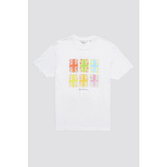 Ben Sherman Painted Jacks Print Tee For Male 4 Ben Sherman Painted Jacks Print Tee For Male - Image 4